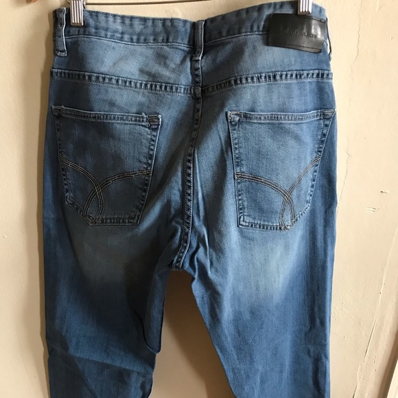Mens Calvin Klein Straight Jeans 34/30 - Picture 3 of 6